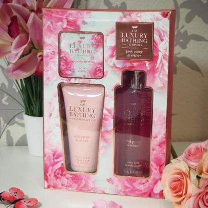 Picture of LUXURY BATHING SET PINK PEONY